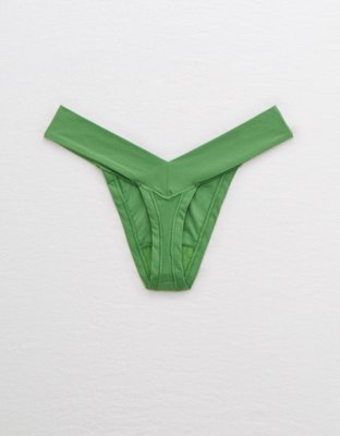 Aerie Real Me High Cut Thong Underwear