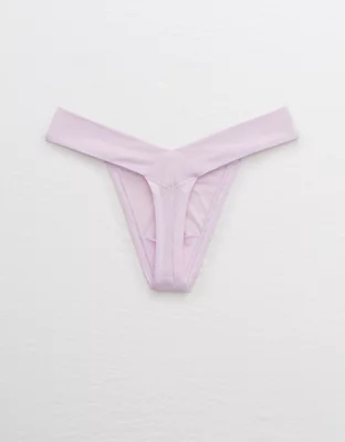 Aerie Real Me High Cut Thong Underwear