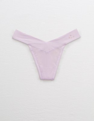 Aerie Real Me High Cut Thong Underwear