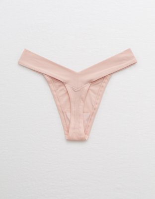 Aerie Real Me High Cut Thong Underwear