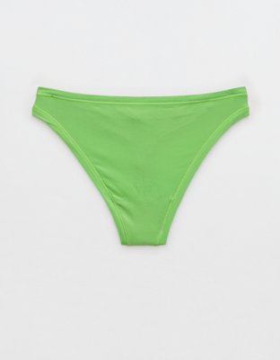 aerie ribbed seamless heather thong underwear - 5444-7231-417 - μπλε -  Γυναικεία Στρίνγκ και Μπραζίλ - Shopistas