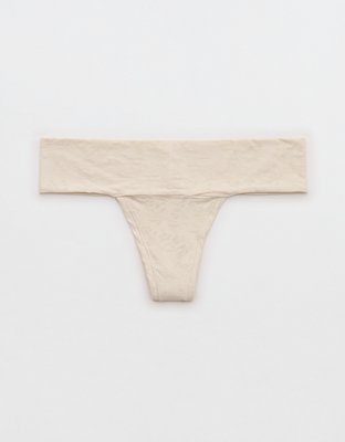 SMOOTHEZ Everyday Jacquard Thong Underwear