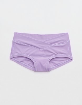 3Pack Boyshorts Panties For Women No Show Comfort Cheeky Brief Bikini Underwear  Womens Seamless Lingerie Briefs, D1-purple, Large : : Clothing,  Shoes & Accessories