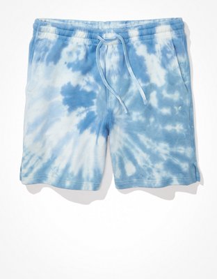 Мужские брюки American Eagle AE 7" Tie-Dye Fleece Jogger Short — фото 3