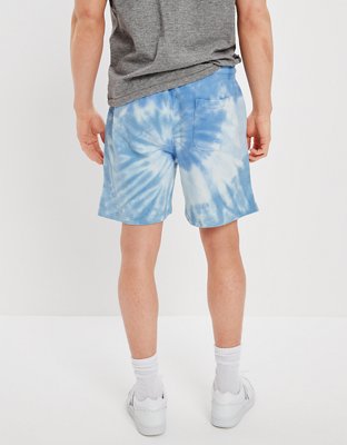 Мужские брюки American Eagle AE 7" Tie-Dye Fleece Jogger Short — фото 2