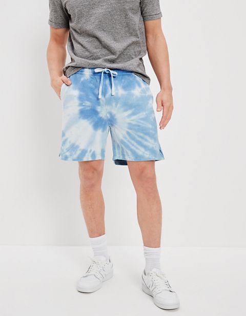 Мужские брюки American Eagle AE 7" Tie-Dye Fleece Jogger Short