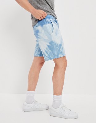 Мужские брюки American Eagle AE 7" Tie-Dye Fleece Jogger Short — фото 5