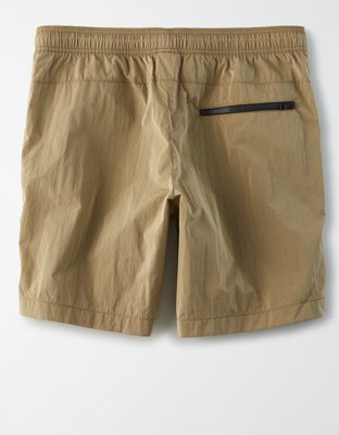 mens nylon jogger shorts