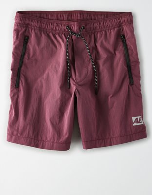 Men's Jogger Shorts: Khaki and Fleece | American Eagle