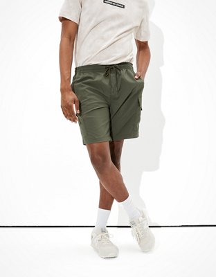 american eagle nylon jogger shorts