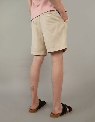 AE 7" Linen-Blend Lived-In Trekker Short
