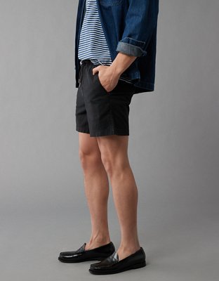 AE Flex 5" Linen-Blend Trekker Short