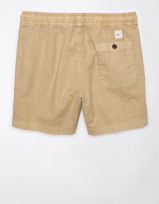 AE Flex 5" Linen-Blend Trekker Short