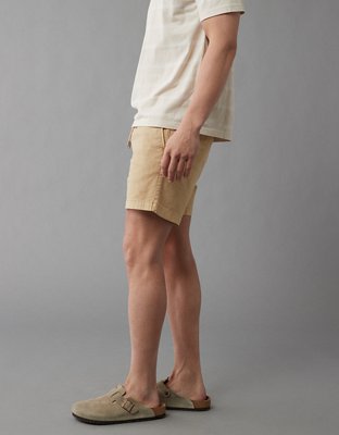 AE Flex 5" Linen-Blend Trekker Short