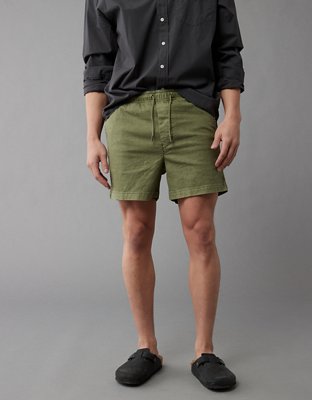 AE Flex 5 Linen-Blend Trekker Short