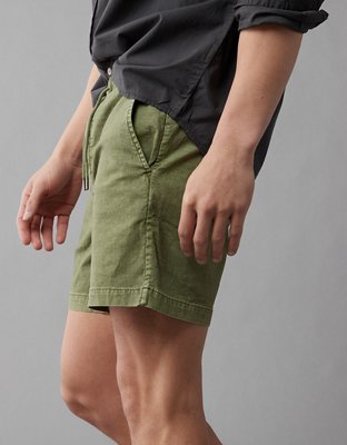 AE Flex 5" Linen-Blend Trekker Short