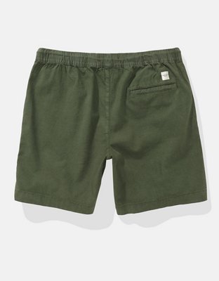 AE 8" Flex Lived-In Linen-Blend Trekker Short