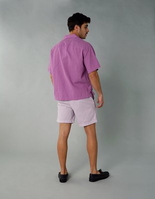 AE Trekker Short Flex de Mezcla de Lino de 8" Desgastado