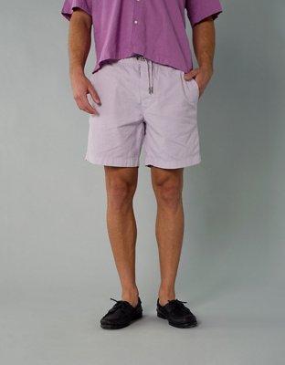 AE Trekker Short Flex de Mezcla de Lino de 8" Desgastado