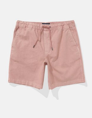 AE 8" Flex Lived-In Linen-Blend Trekker Short