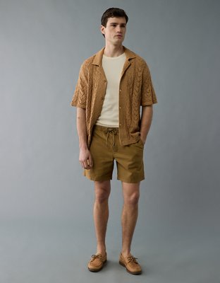 AE 7" Flex Linen-Blend Trekker Short