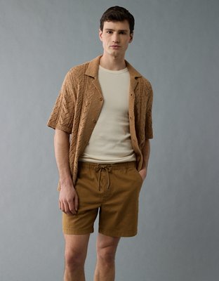 Short Trekker en mélange de lin Flex 7 po AE