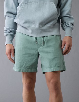 AE 7" Flex Linen-Blend Trekker Short