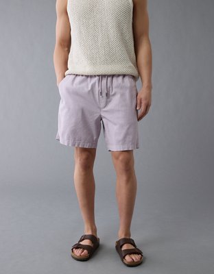 AE 7" Flex Linen-Blend Trekker Short