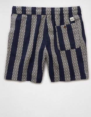 AE 7" Textured Striped Lived-In Trekker Short