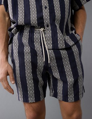 Short Trekker rayé texturé de 7 po AE