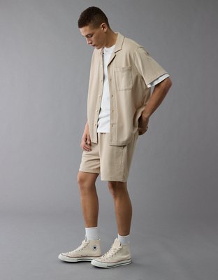 AE 5" Flex Knit Striped Trekker Short