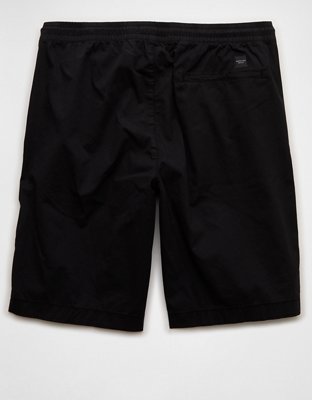 Мужские шорты American Eagle AE 10" Flex Lived-In Pull-On, цвет: Насыщенный чёрный — фото 4