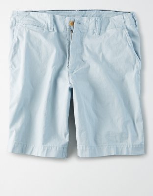 mens blue khaki shorts