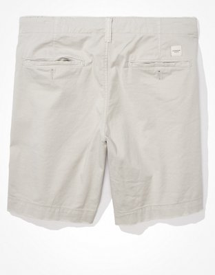 AE 9" Flex Lived-In Khaki Short