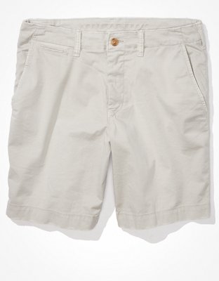 AE 9" Flex Lived-In Khaki Short