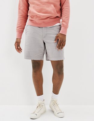 AE Flex 12 Longer Length Lived-In Khaki Short