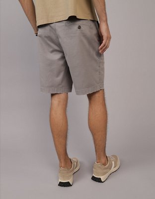AE 9" Flex Lived-In Khaki Short