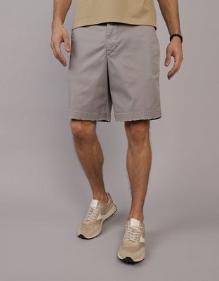 AE 9" Flex Lived-In Khaki Short
