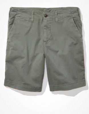 AE 9" Flex Lived-In Khaki Short