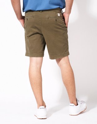 AE 9" Flex Lived-In Khaki Short