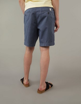 AE 9" Flex Lived-In Khaki Short