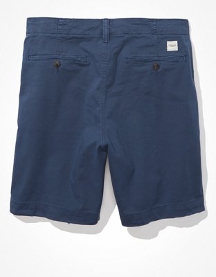 AE 9" Flex Lived-In Khaki Short