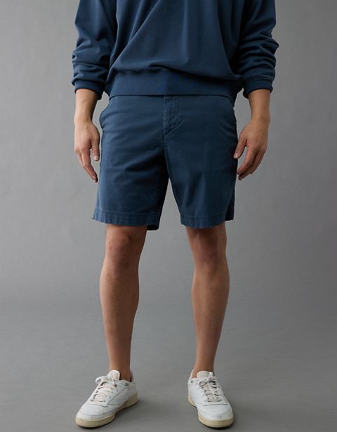 Мужские брюки American Eagle AE Flex 9" Lived-In Khaki Short