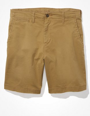 AE 9" Flex Lived-In Khaki Short