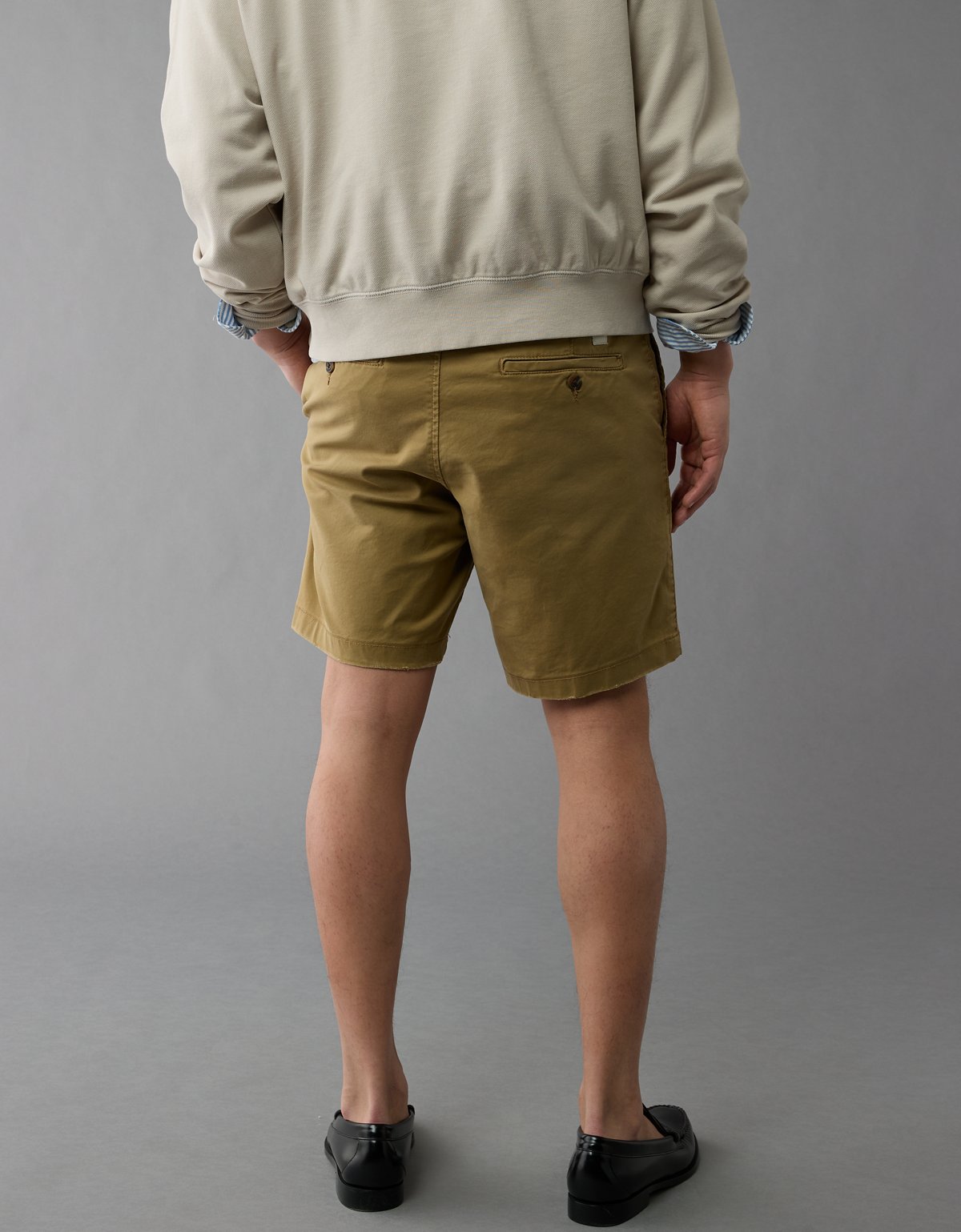 AE 9" Flex Lived-In Khaki Short - image 2