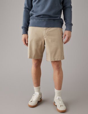 AE Flex 12 Longer Length Lived-In Khaki Short