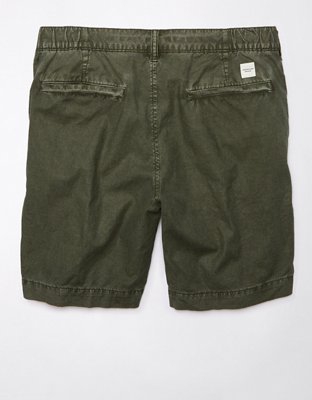 AE 9" Flex Weekend Linen-Blend Short