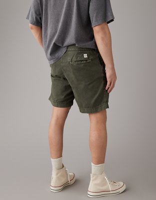 AE Flex 9" Weekend Linen-Blend Short