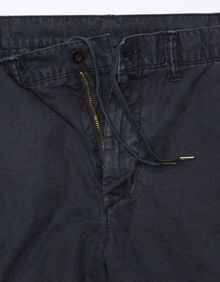 AE 9" Flex Weekend Linen-Blend Short