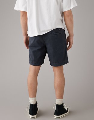AE 9" Flex Weekend Linen-Blend Short